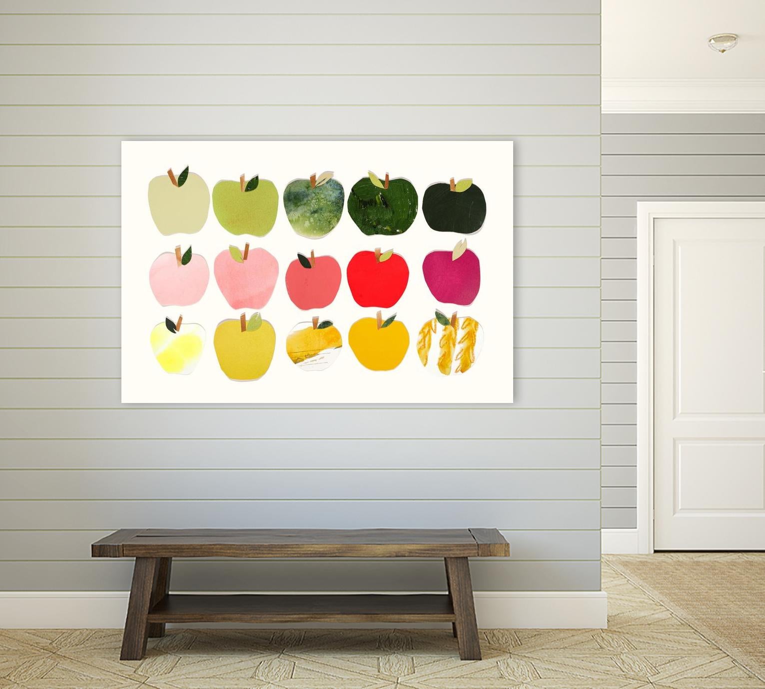 Apples to Apples by Emma Jones on GIANT ART - white still life