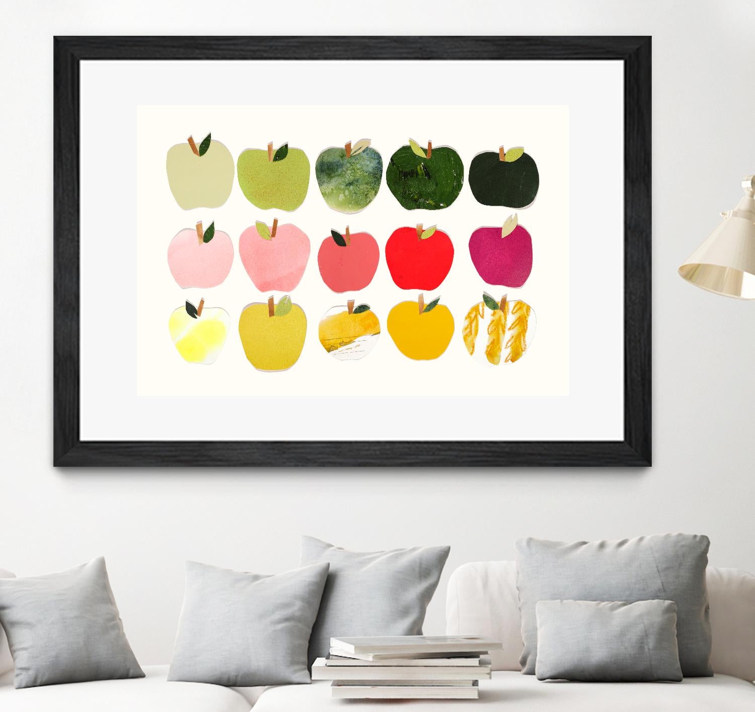 Apples to Apples by Emma Jones on GIANT ART - white still life