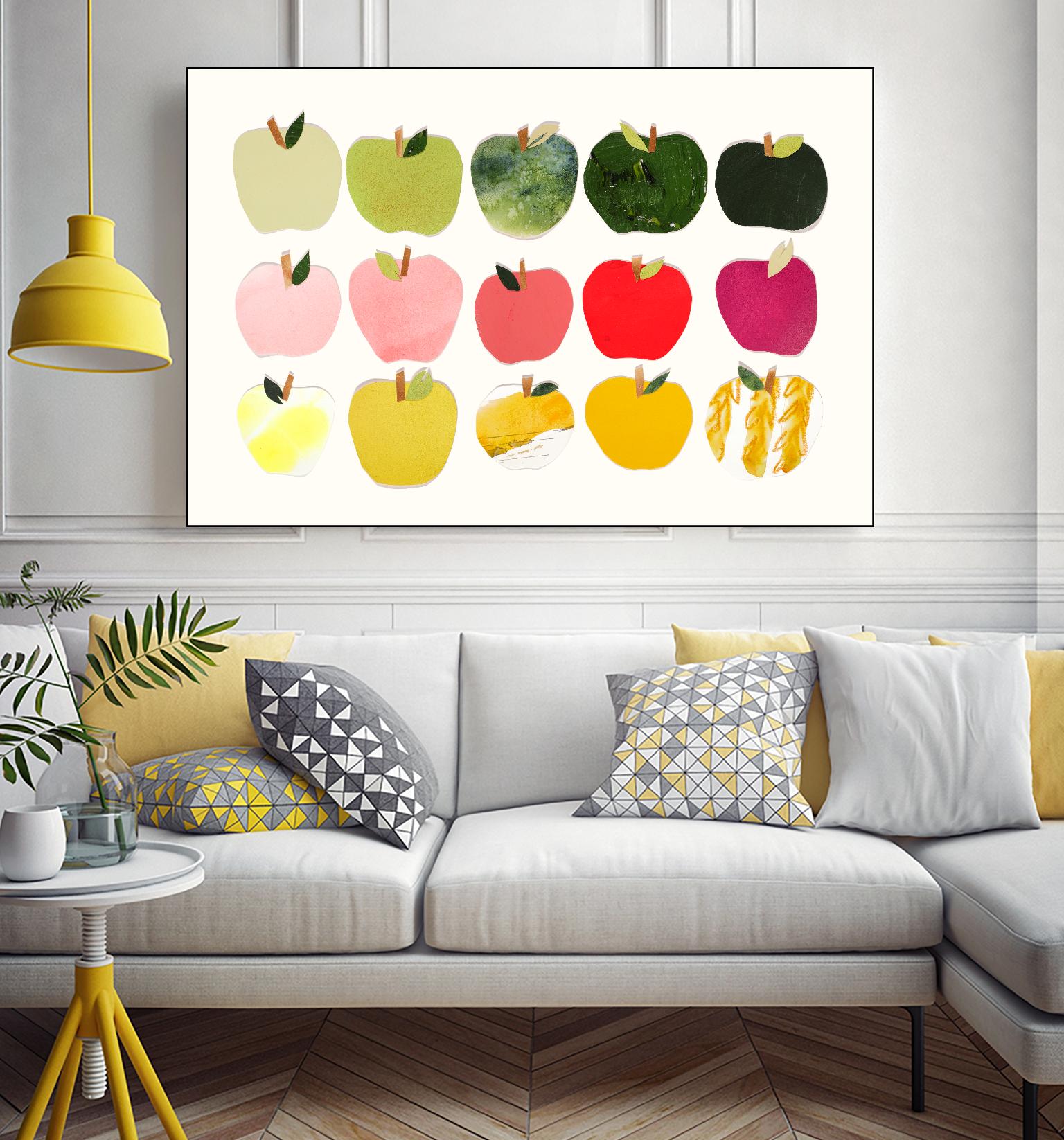 Apples to Apples by Emma Jones on GIANT ART - white still life