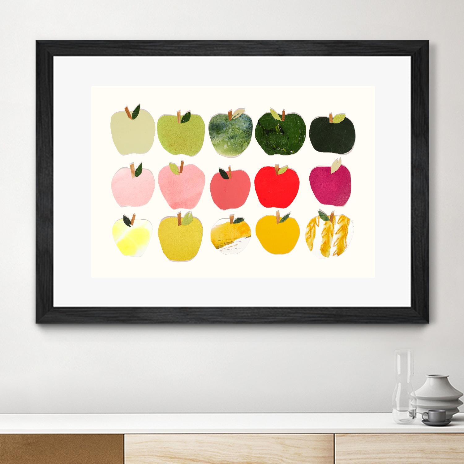 Apples to Apples by Emma Jones on GIANT ART - white still life