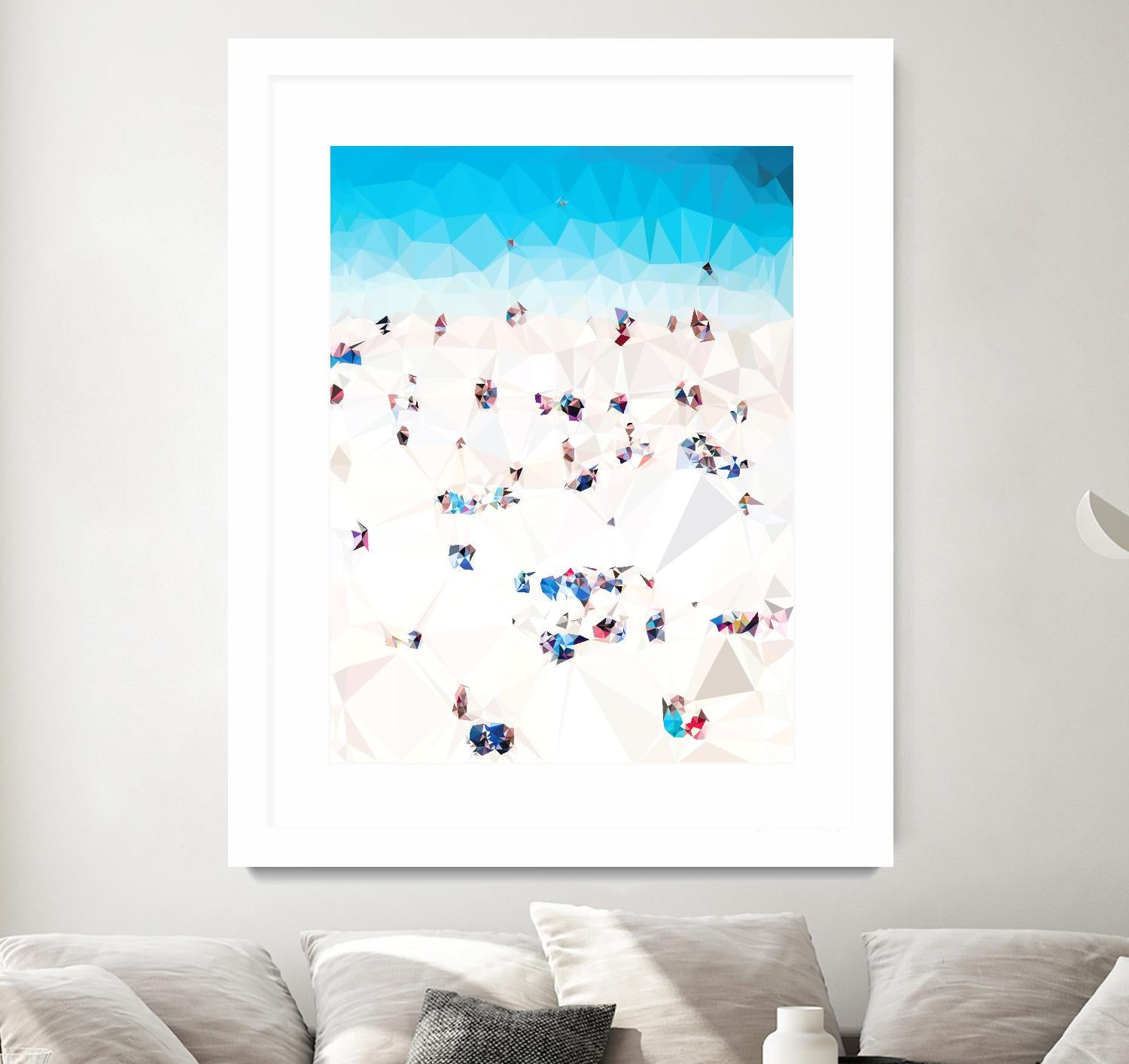 Beach Fragments A by THE Studio on GIANT ART - beige costal beach