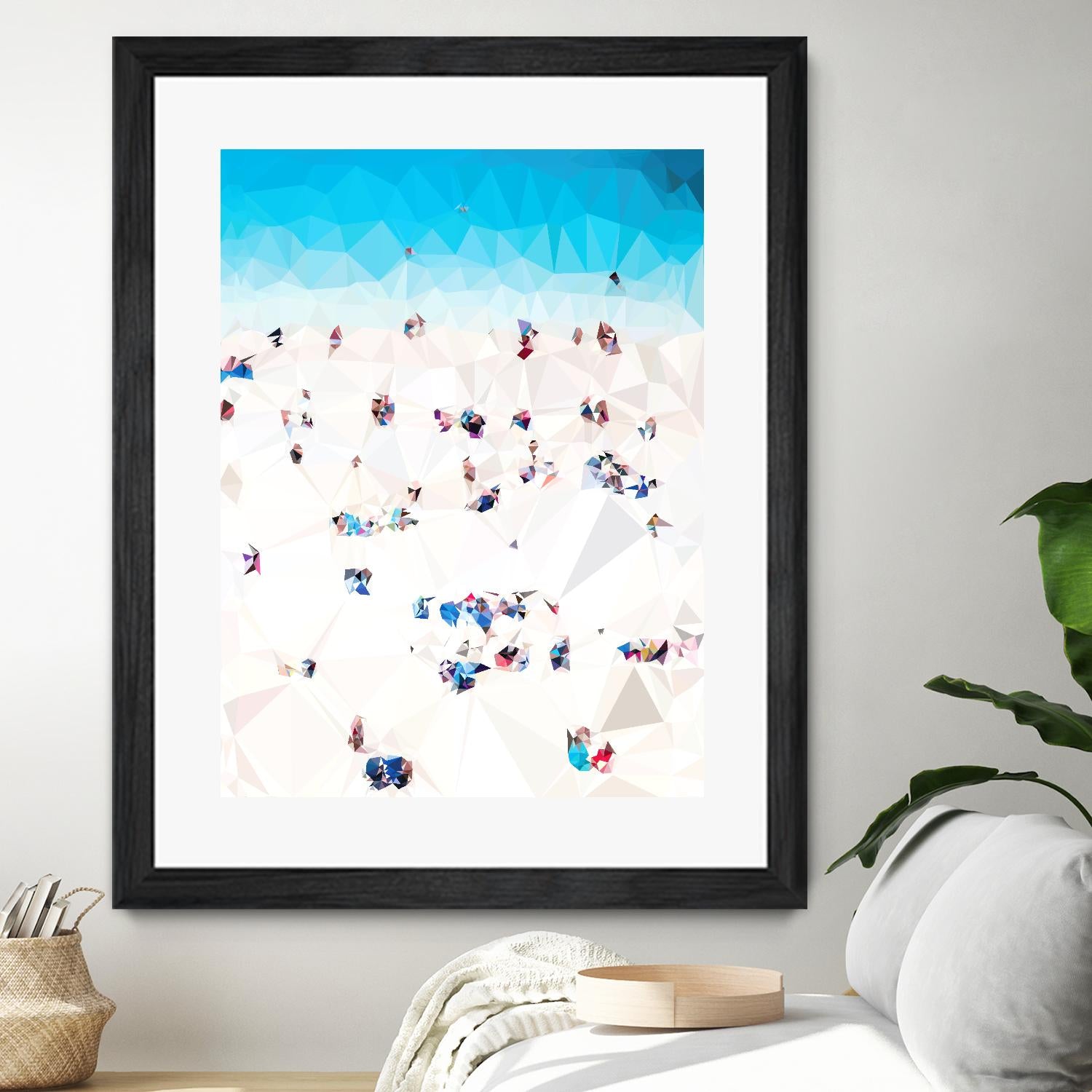 Beach Fragments A by THE Studio on GIANT ART - beige costal beach