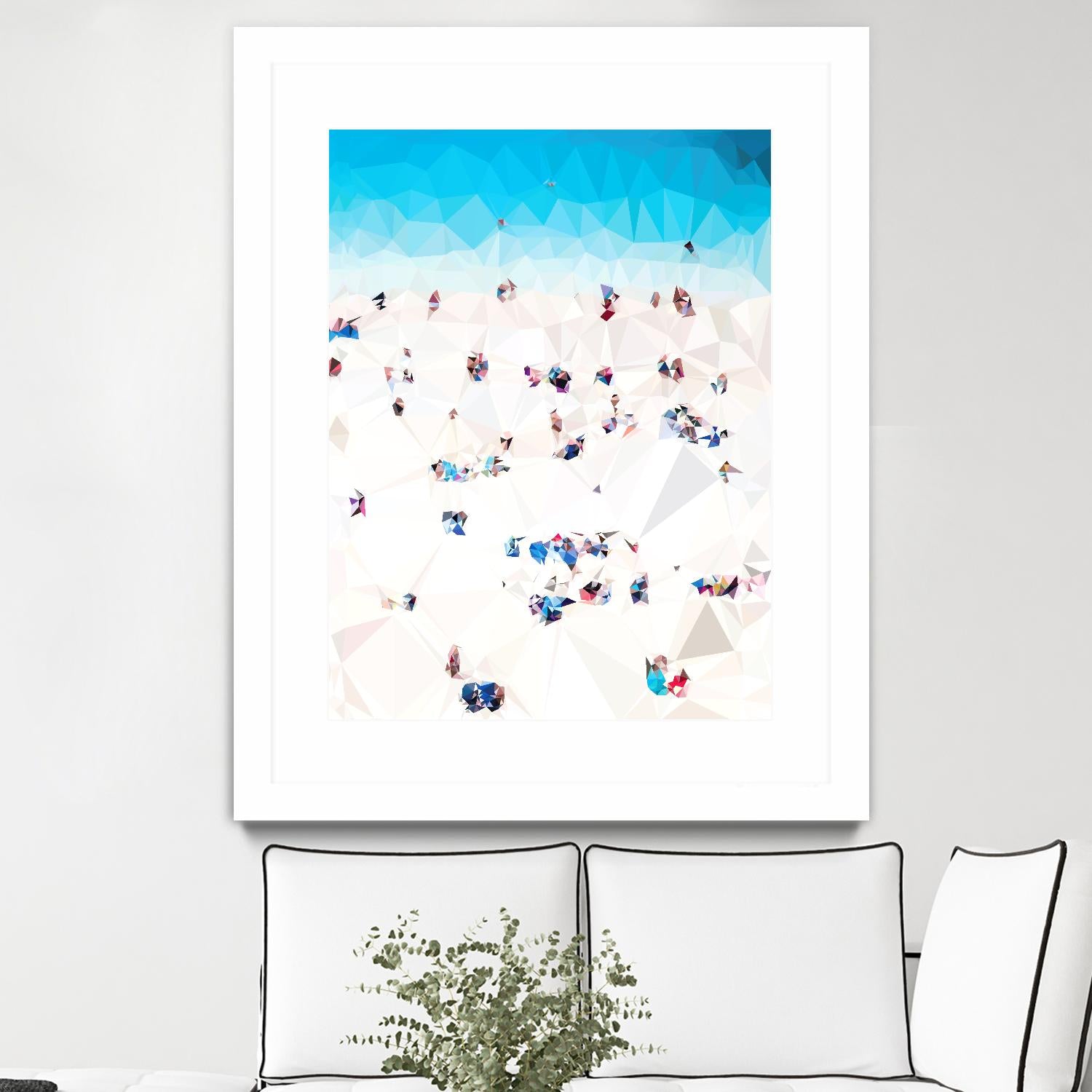 Beach Fragments A by THE Studio on GIANT ART - beige costal beach