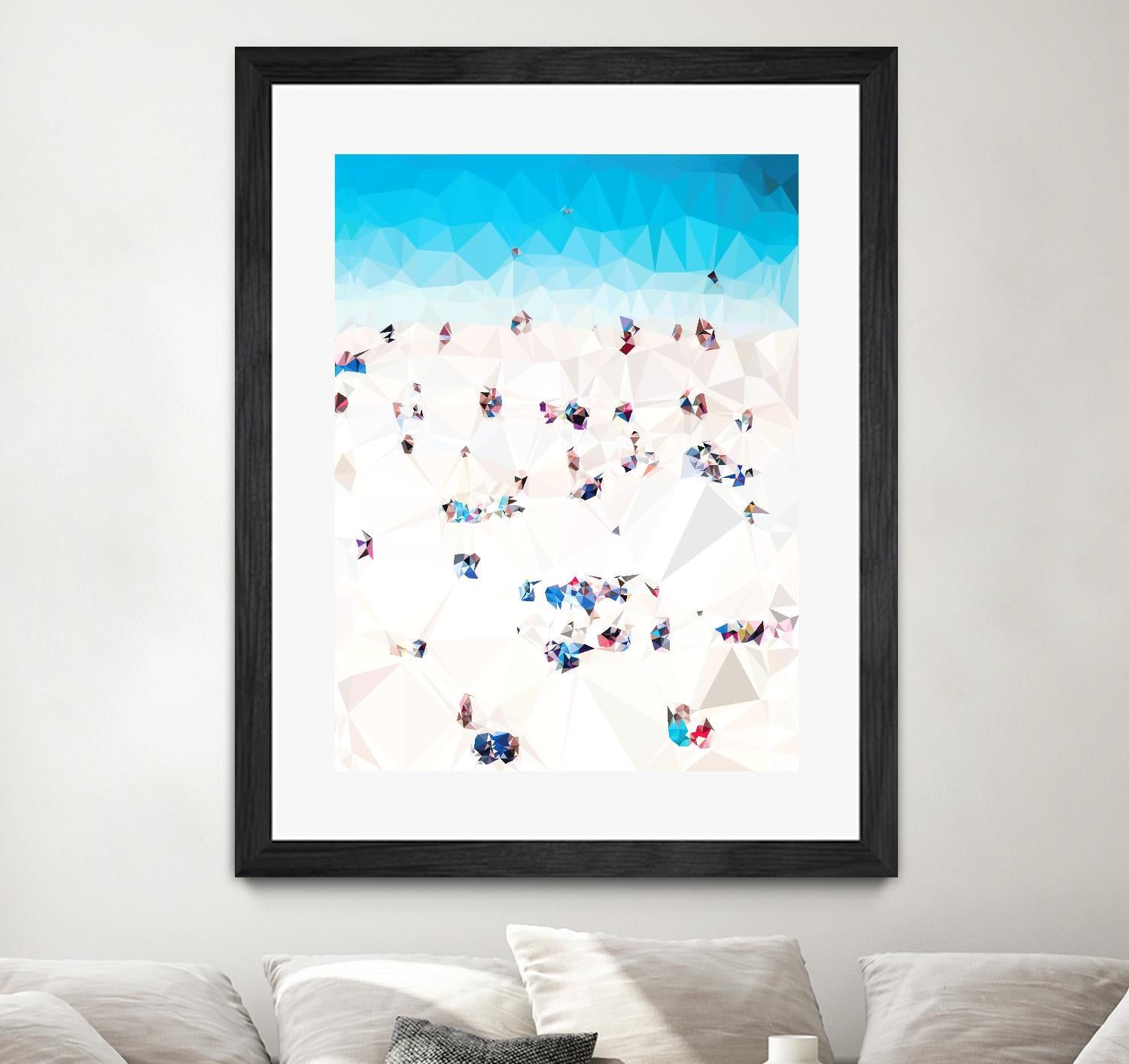 Beach Fragments A by THE Studio on GIANT ART - beige costal beach