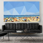 Beach Fragments C by THE Studio on GIANT ART - brown nautical