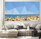 Beach Fragments C by THE Studio on GIANT ART - brown nautical