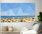 Beach Fragments C by THE Studio on GIANT ART - brown nautical