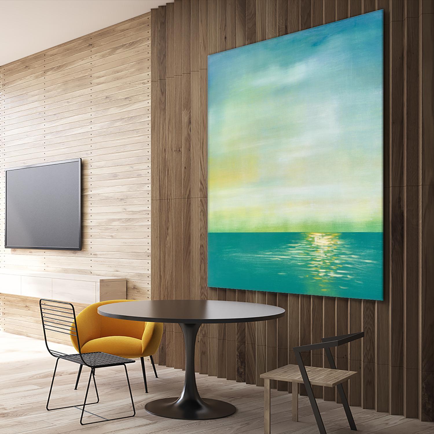 Tranquil 1 by Horton, Adam Horton on GIANT ART - blue landscapes transitional