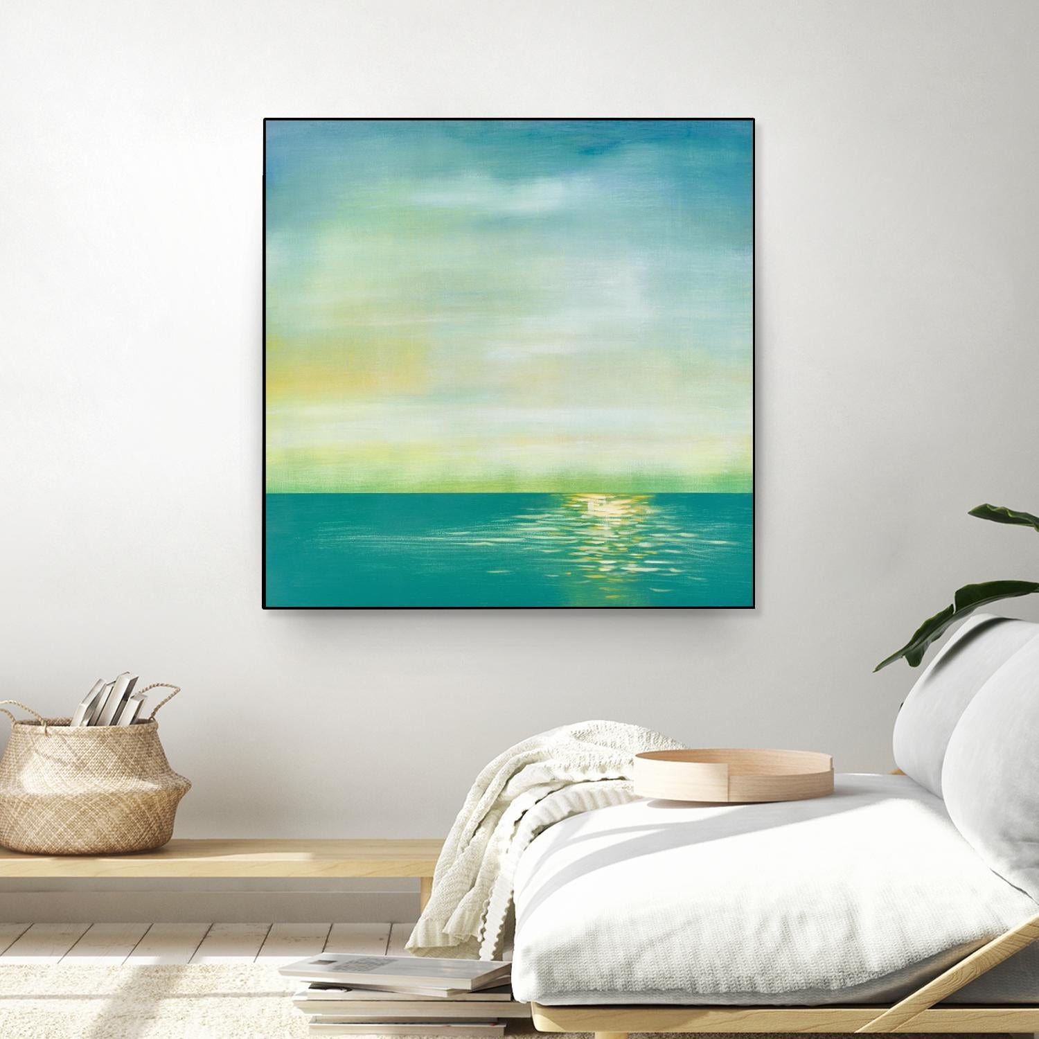 Tranquil 1 by Horton, Adam Horton on GIANT ART - blue landscapes transitional