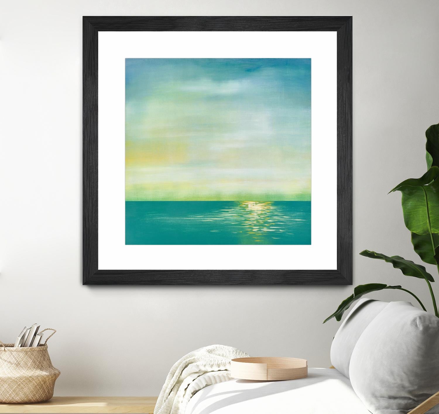 Tranquil 1 by Horton, Adam Horton on GIANT ART - blue landscapes transitional