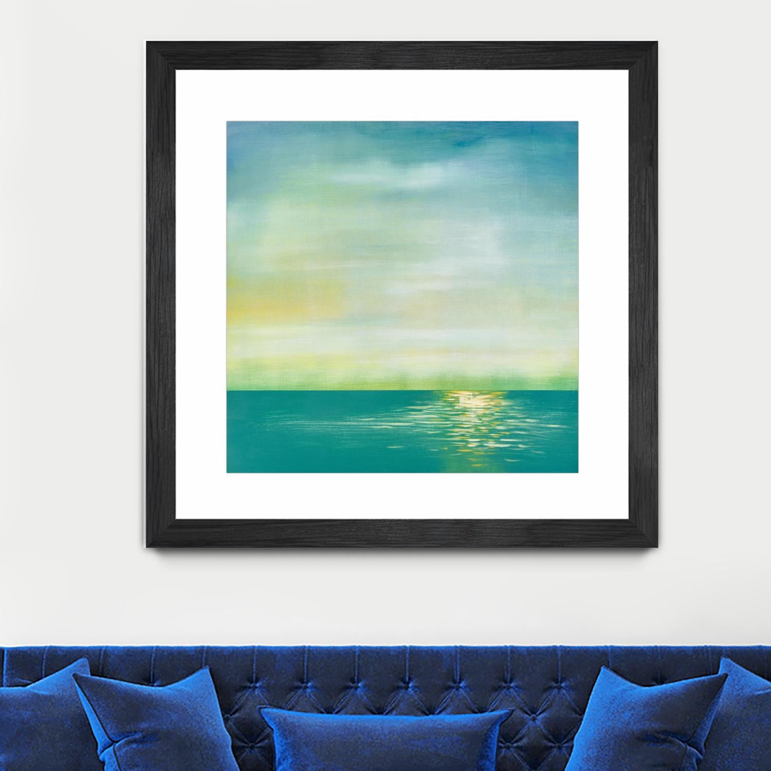 Tranquil 1 by Horton, Adam Horton on GIANT ART - blue landscapes transitional