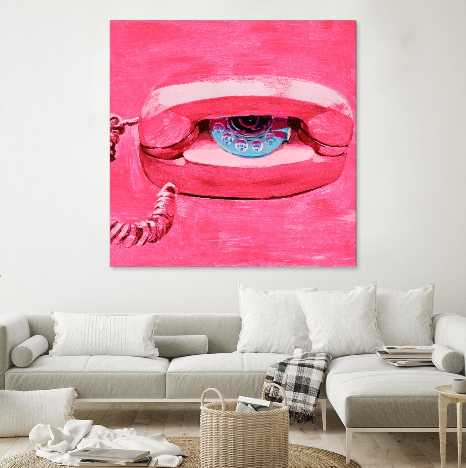 Hello 1 by PC Ngo on GIANT ART - blue contemporary