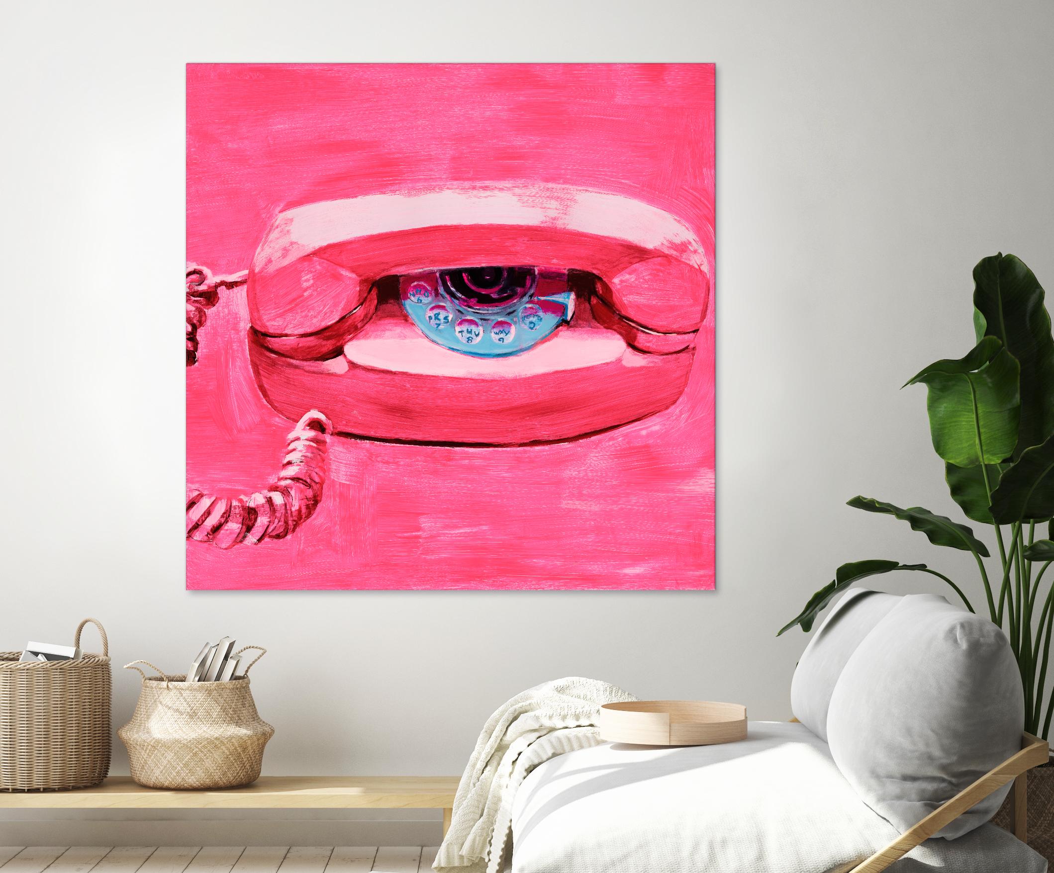 Hello 1 by PC Ngo on GIANT ART - blue contemporary