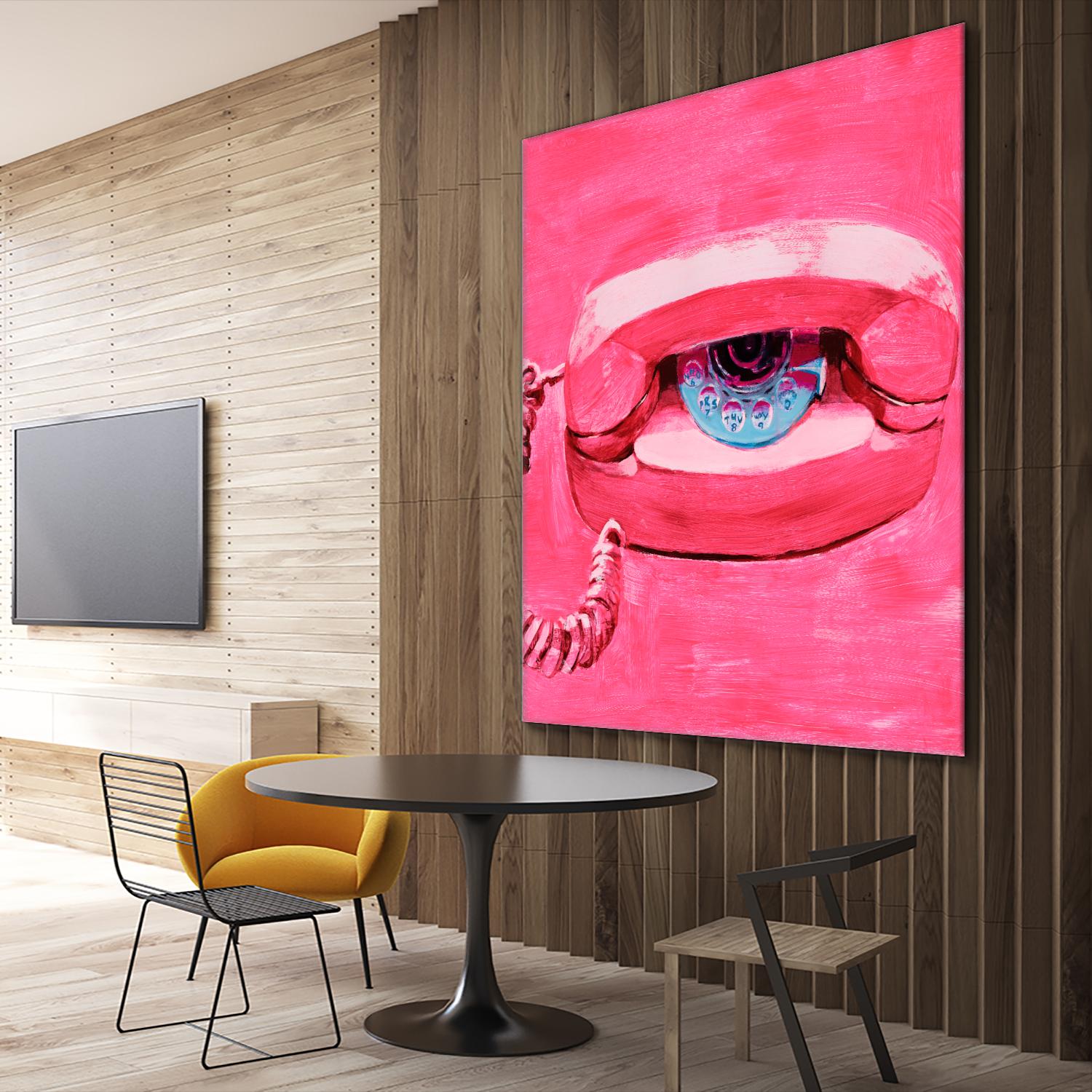 Hello 1 by PC Ngo on GIANT ART - blue contemporary