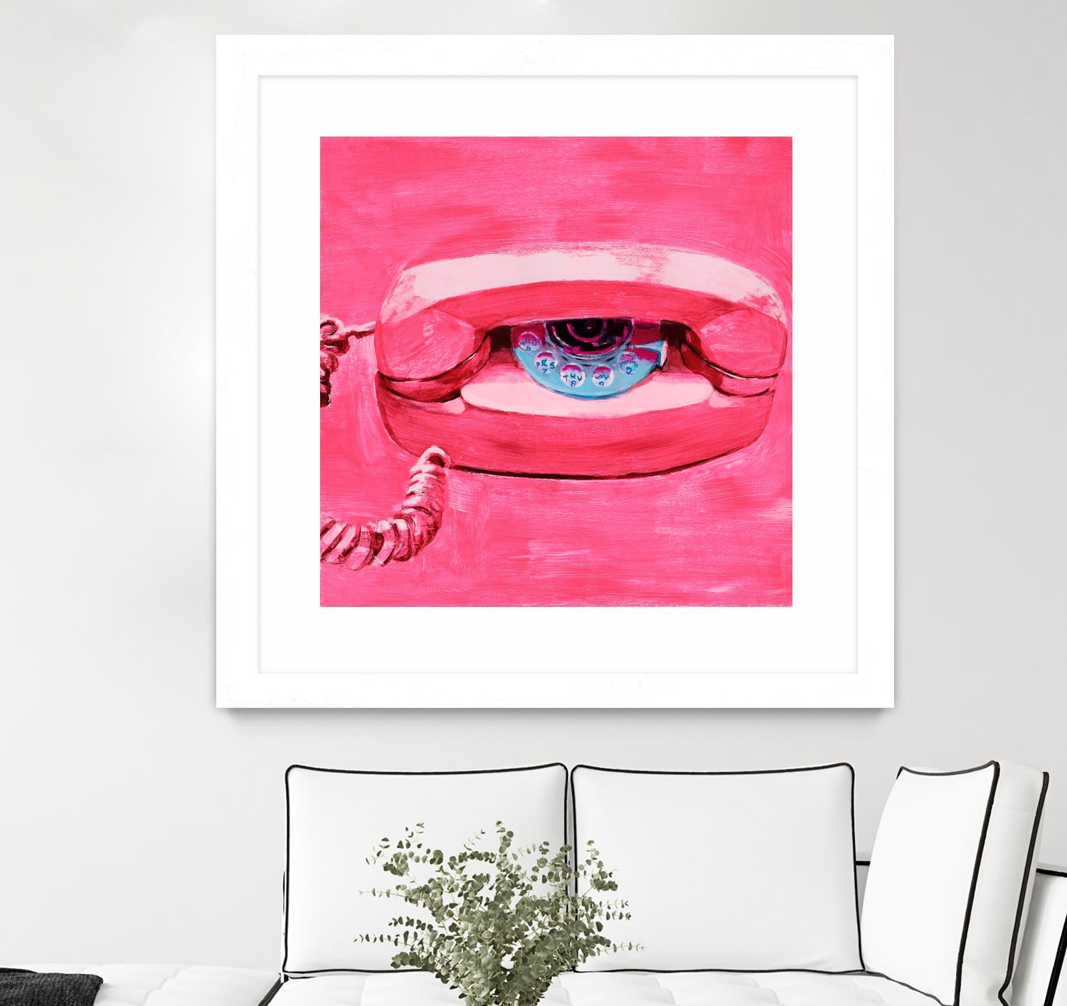 Hello 1 by PC Ngo on GIANT ART - blue contemporary