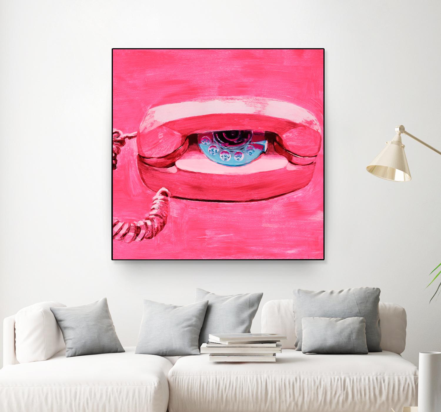 Hello 1 by PC Ngo on GIANT ART - blue contemporary