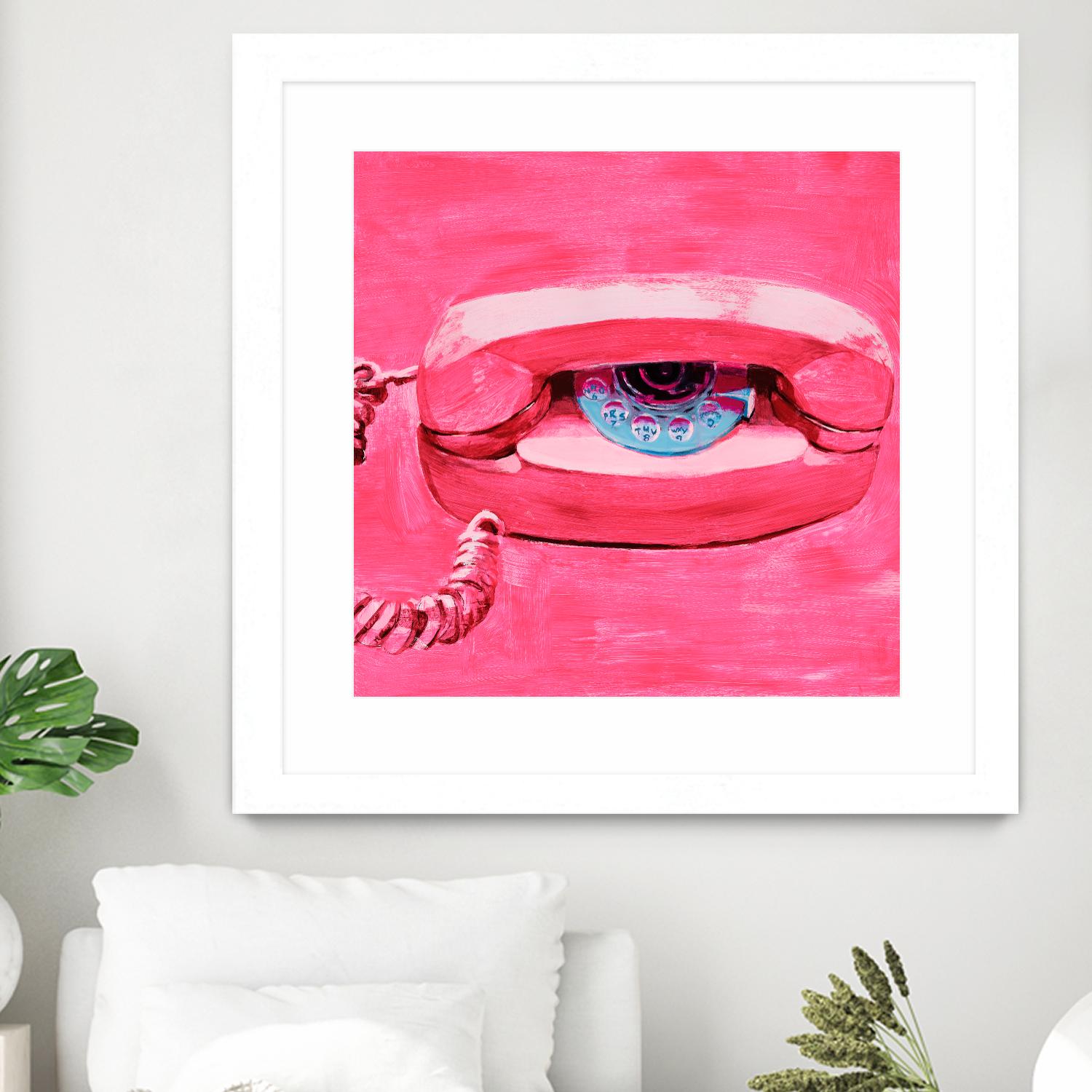 Hello 1 by PC Ngo on GIANT ART - blue contemporary