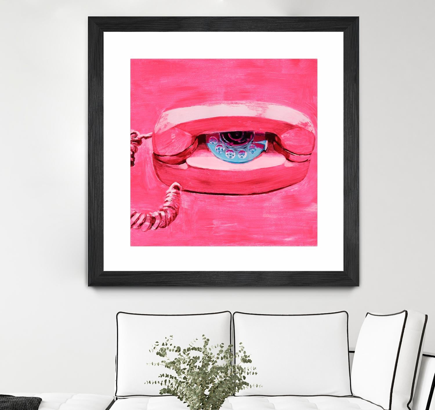 Hello 1 by PC Ngo on GIANT ART - blue contemporary