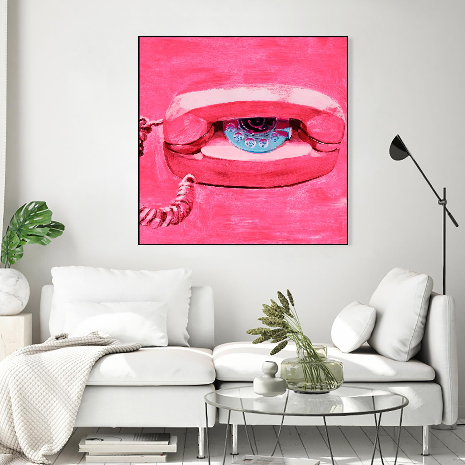 Hello 1 by PC Ngo on GIANT ART - blue contemporary