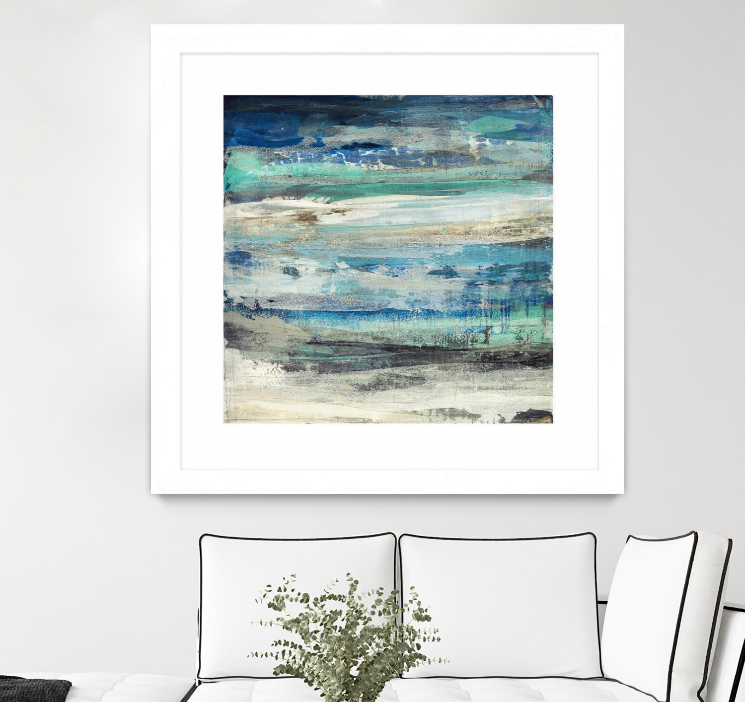 Open Sky 1 by Maeve Harris on GIANT ART - green abstract