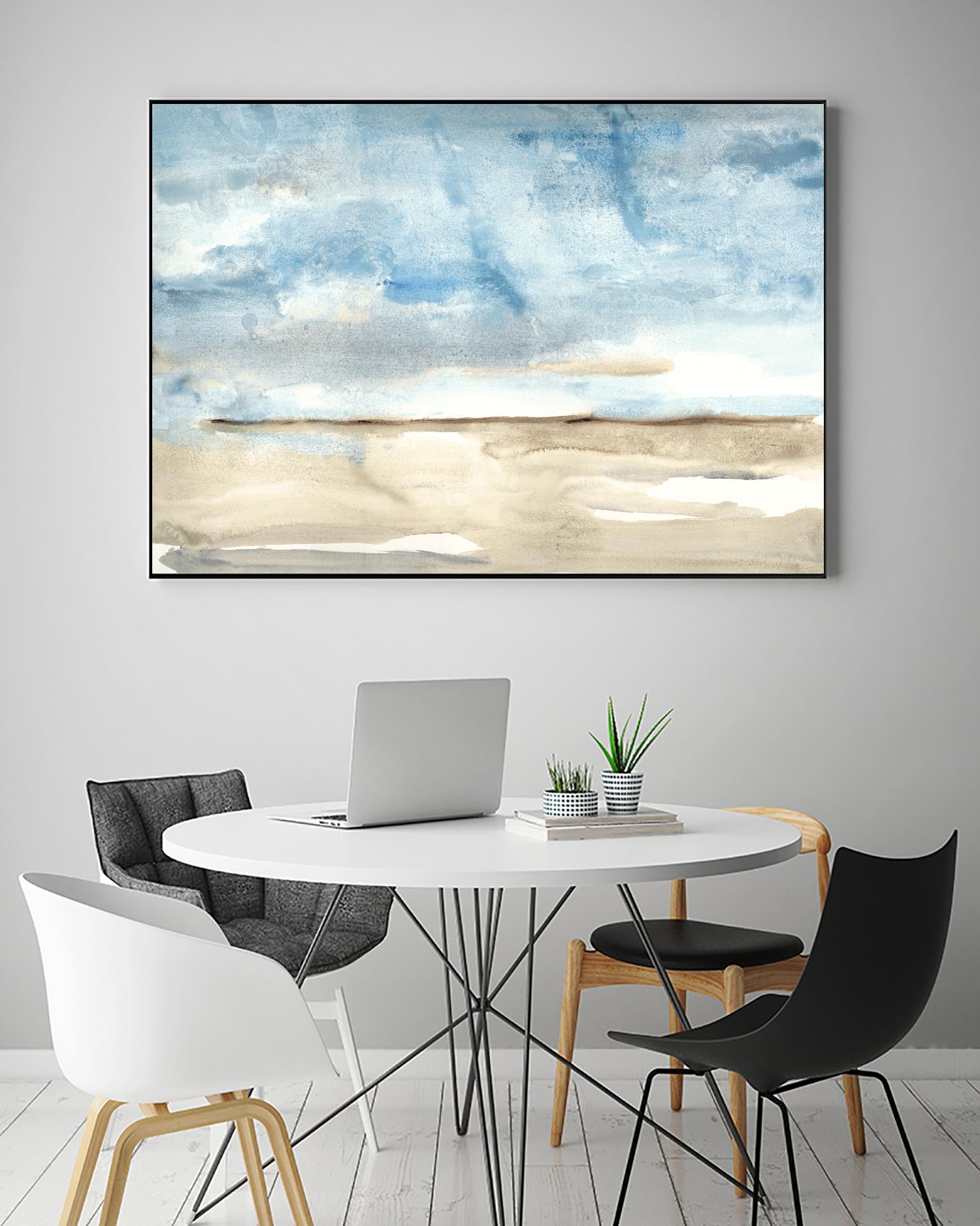 Landscape Watercolor 1 by Natasha Marie on GIANT ART - green abstract