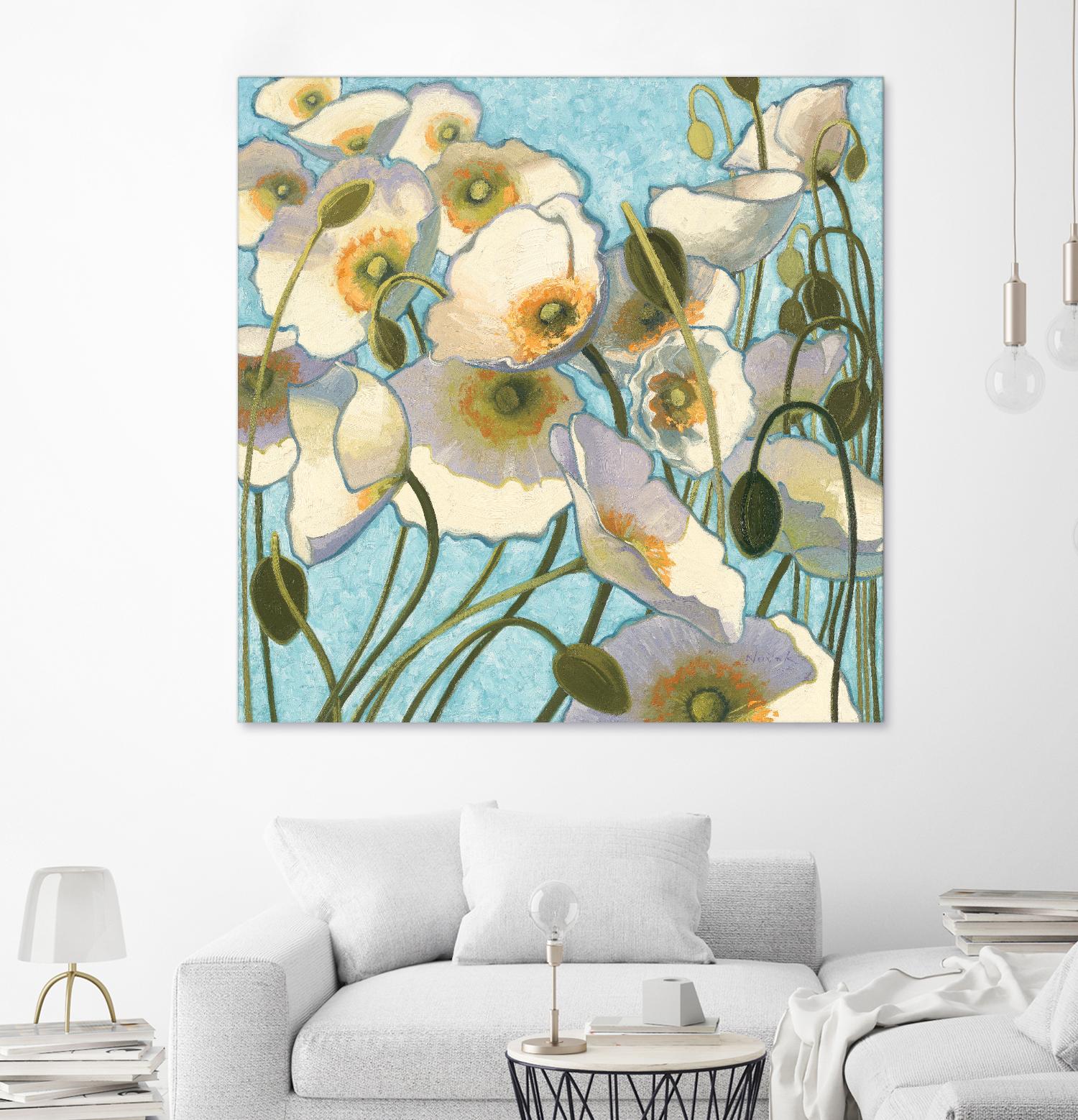 Chantilly by Shirley Novak on GIANT ART - yellow floral