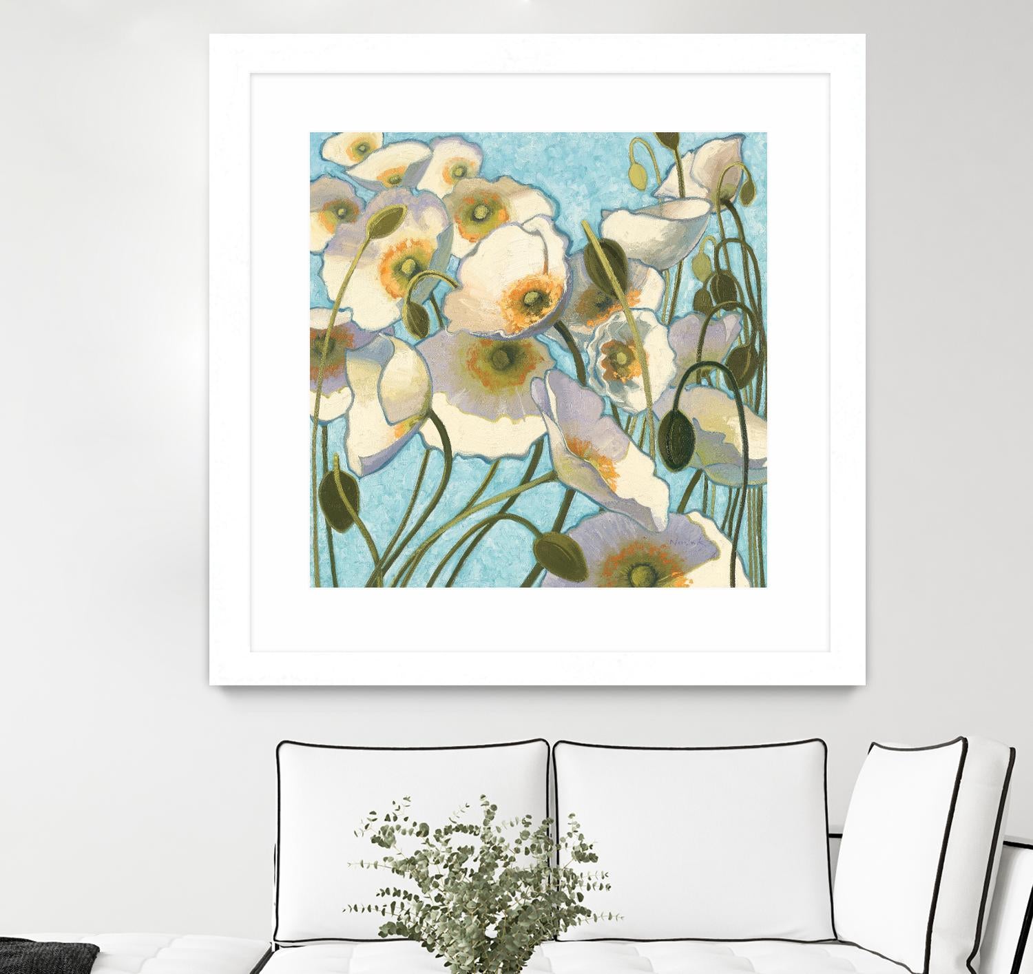 Chantilly by Shirley Novak on GIANT ART - yellow floral