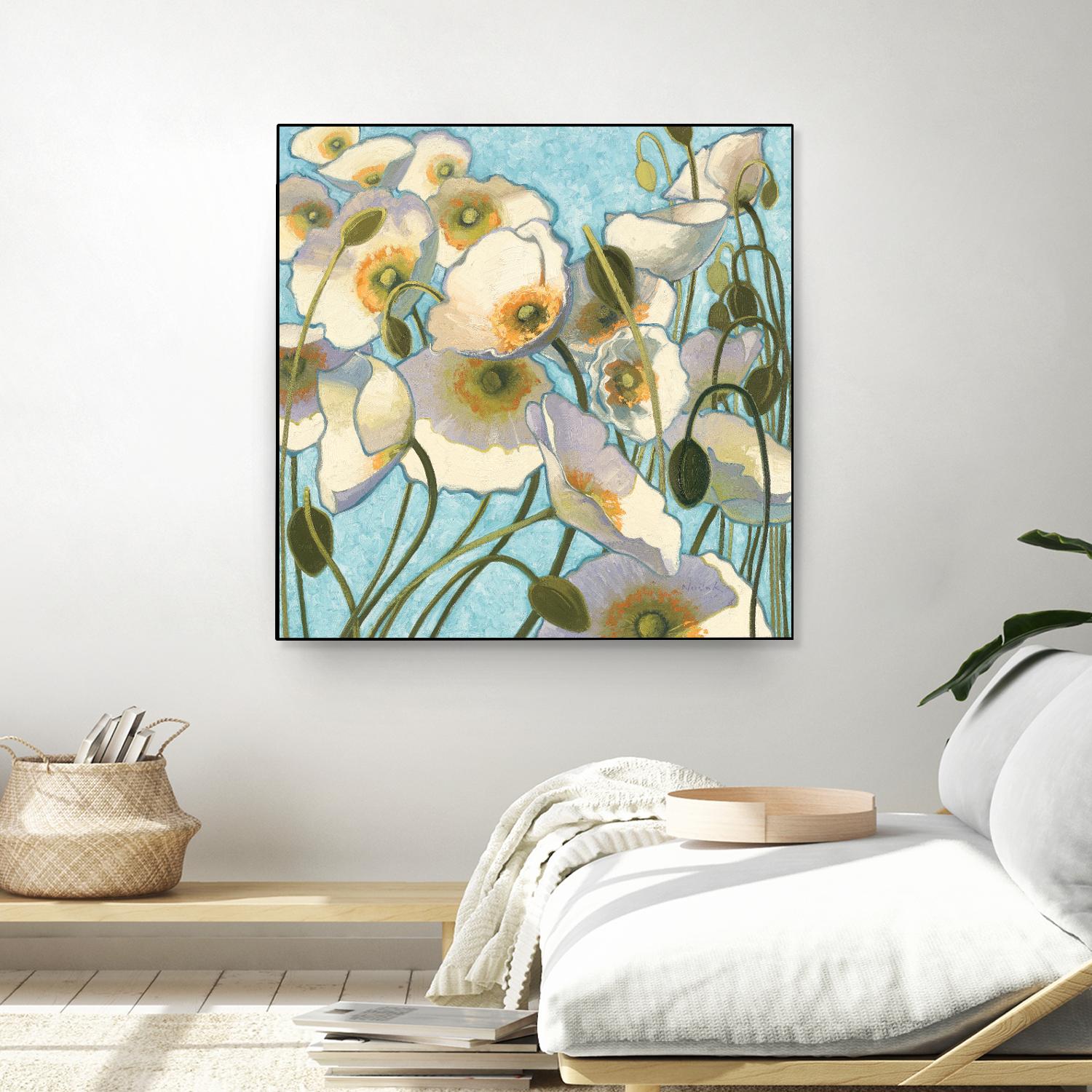 Chantilly by Shirley Novak on GIANT ART - yellow floral