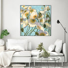 Chantilly by Shirley Novak on GIANT ART - yellow floral
