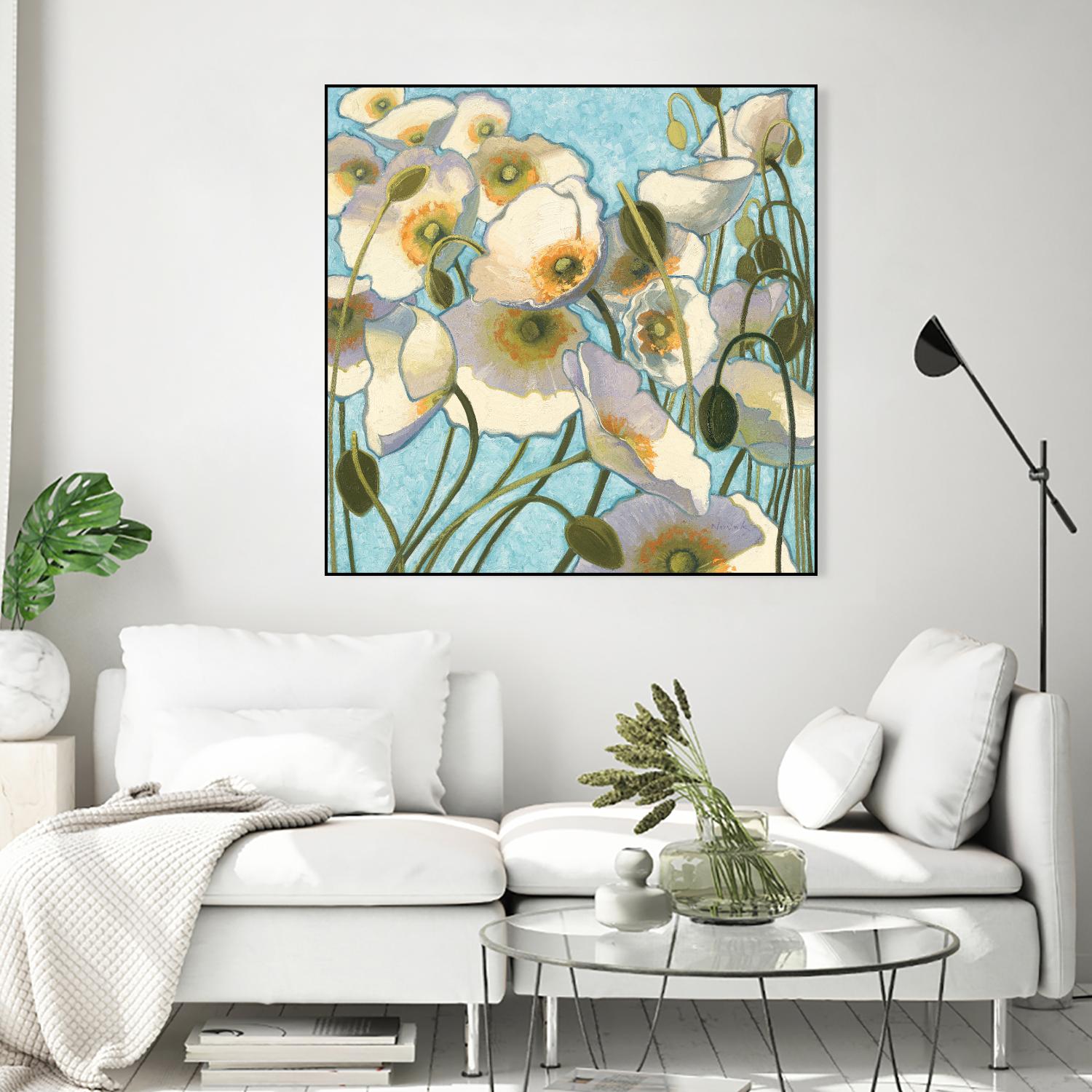 Chantilly by Shirley Novak on GIANT ART - yellow floral