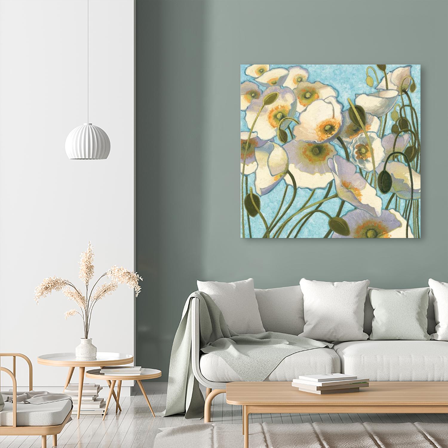 Chantilly by Shirley Novak on GIANT ART - yellow floral