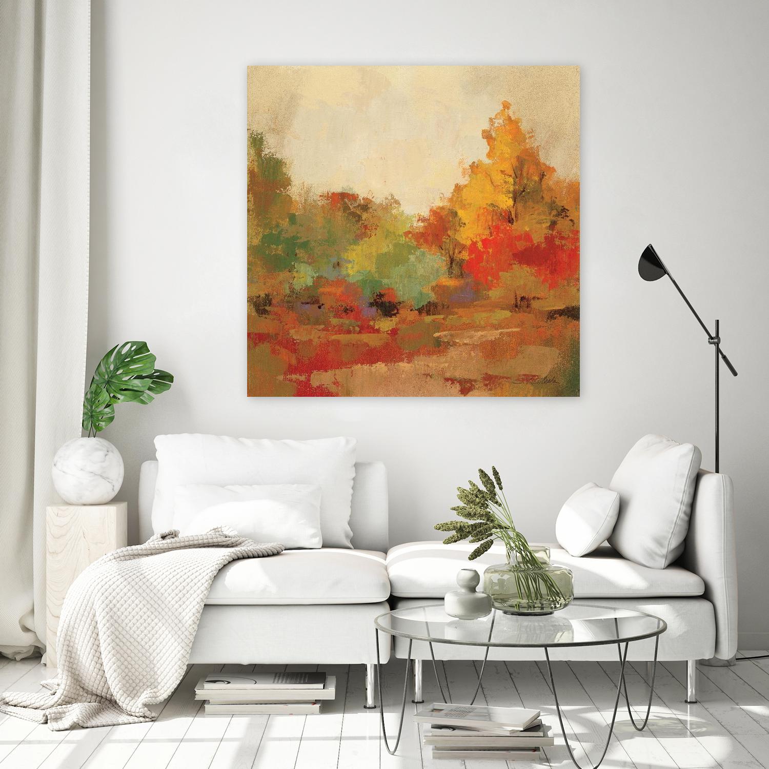 Fall Forest II by Silvia Vassileva on GIANT ART - yellow landscape