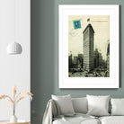 Flat Iron by Portfolio on GIANT ART - grey vintage