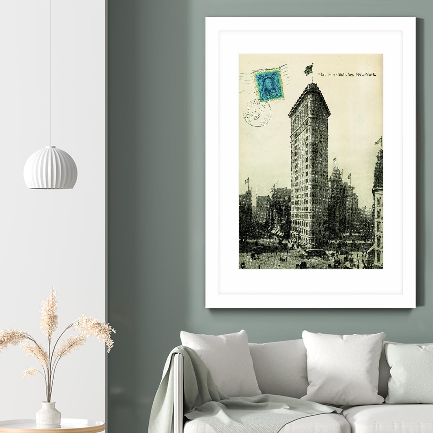 Flat Iron by Portfolio on GIANT ART - grey vintage