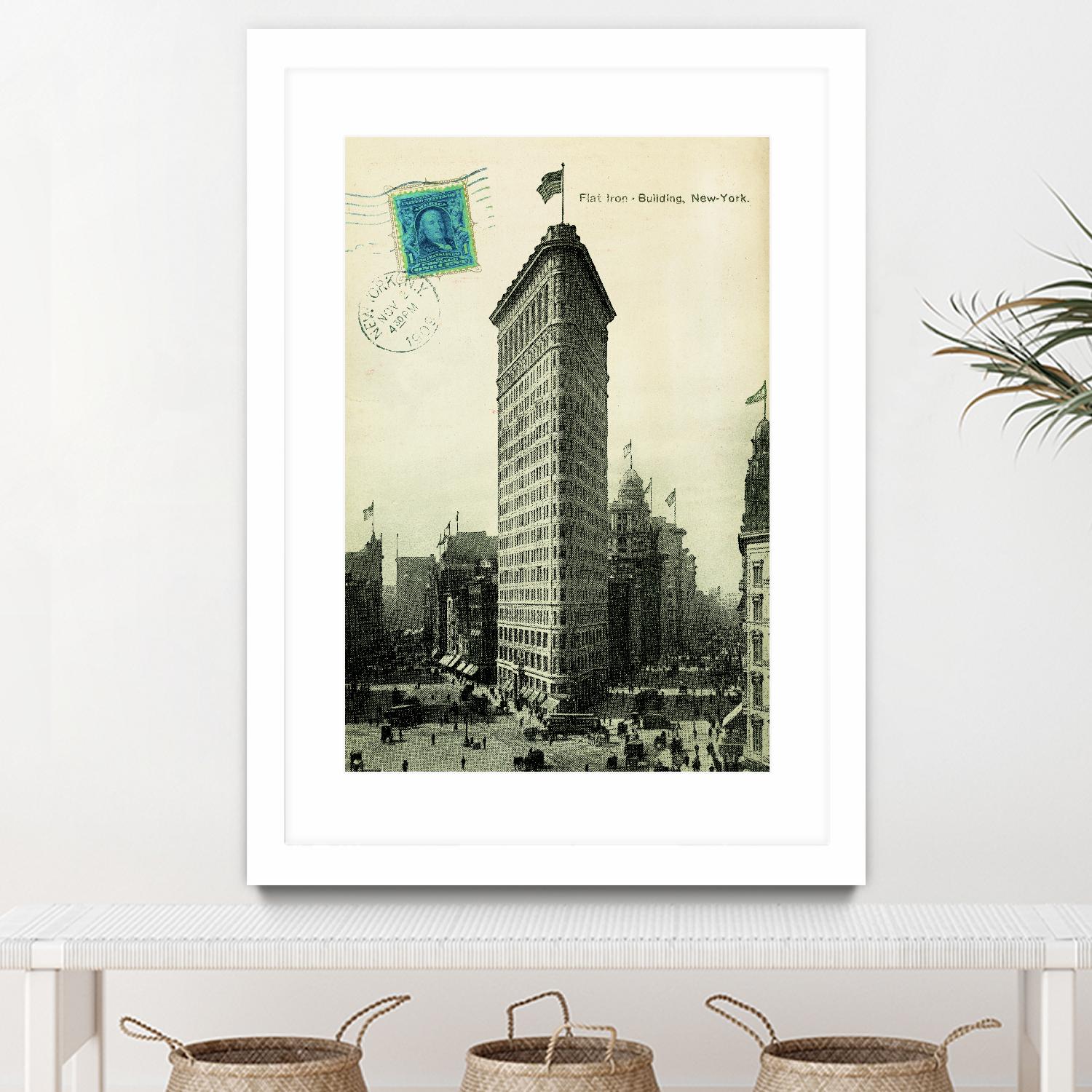 Flat Iron by Portfolio on GIANT ART - grey vintage