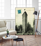 Flat Iron by Portfolio on GIANT ART - grey vintage