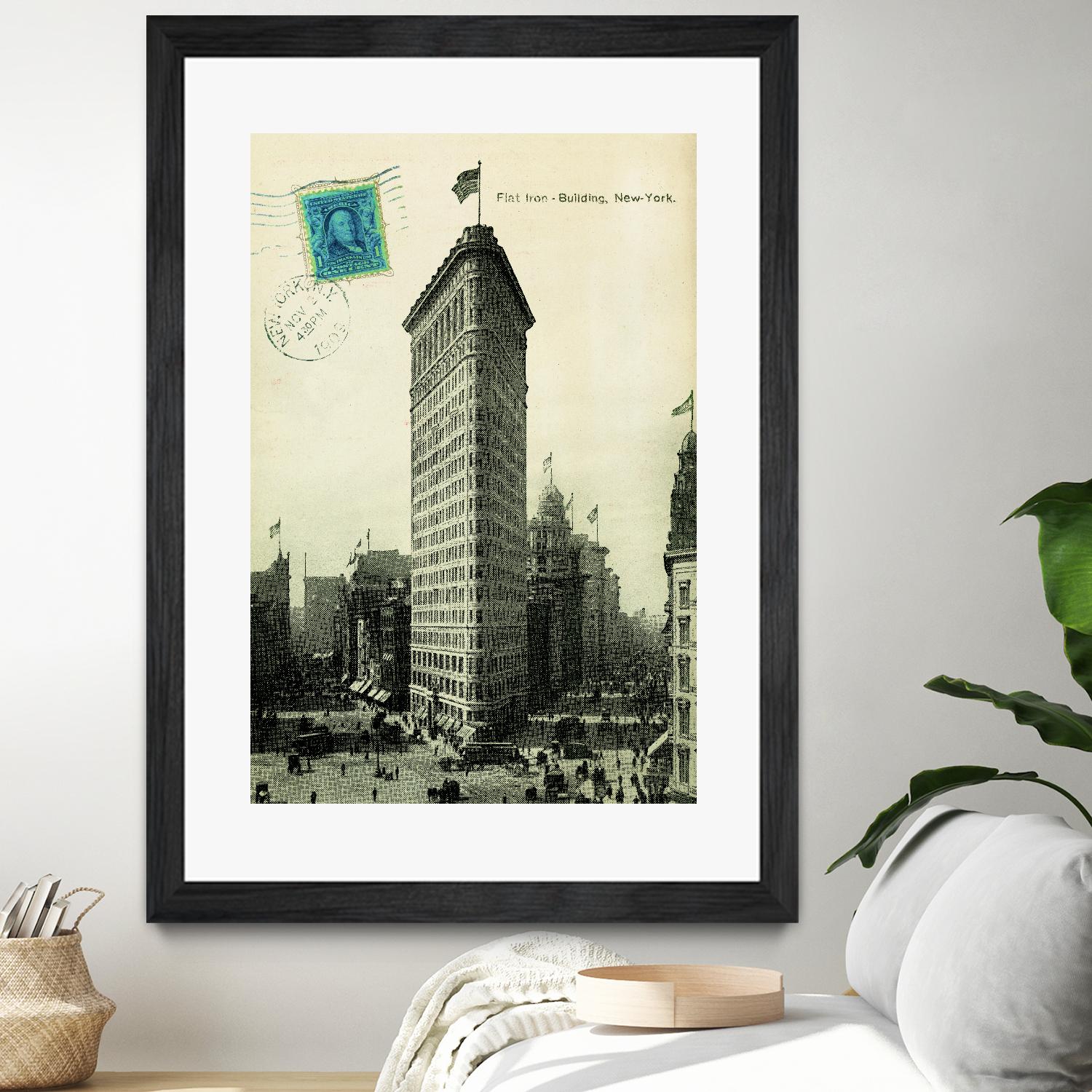 Flat Iron by Portfolio on GIANT ART - grey vintage