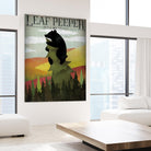 Leaf Peeper by Ryan Fowler on GIANT ART - green animals