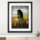 Leaf Peeper by Ryan Fowler on GIANT ART - green typography