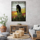 Leaf Peeper by Ryan Fowler on GIANT ART - green animals