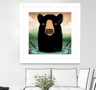 Skinny Dip Crop by Ryan Fowler on GIANT ART - blue animals