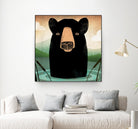 Skinny Dip Crop by Ryan Fowler on GIANT ART - blue animals