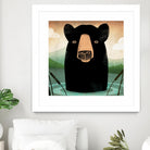 Skinny Dip Crop by Ryan Fowler on GIANT ART - blue animals