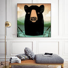 Skinny Dip Crop by Ryan Fowler on GIANT ART - blue animals