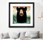 Skinny Dip Crop by Ryan Fowler on GIANT ART - blue animals