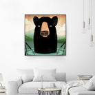 Skinny Dip Crop by Ryan Fowler on GIANT ART - blue animals