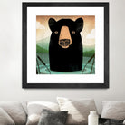 Skinny Dip Crop by Ryan Fowler on GIANT ART - blue animals