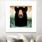 Skinny Dip Crop by Ryan Fowler on GIANT ART - blue animals