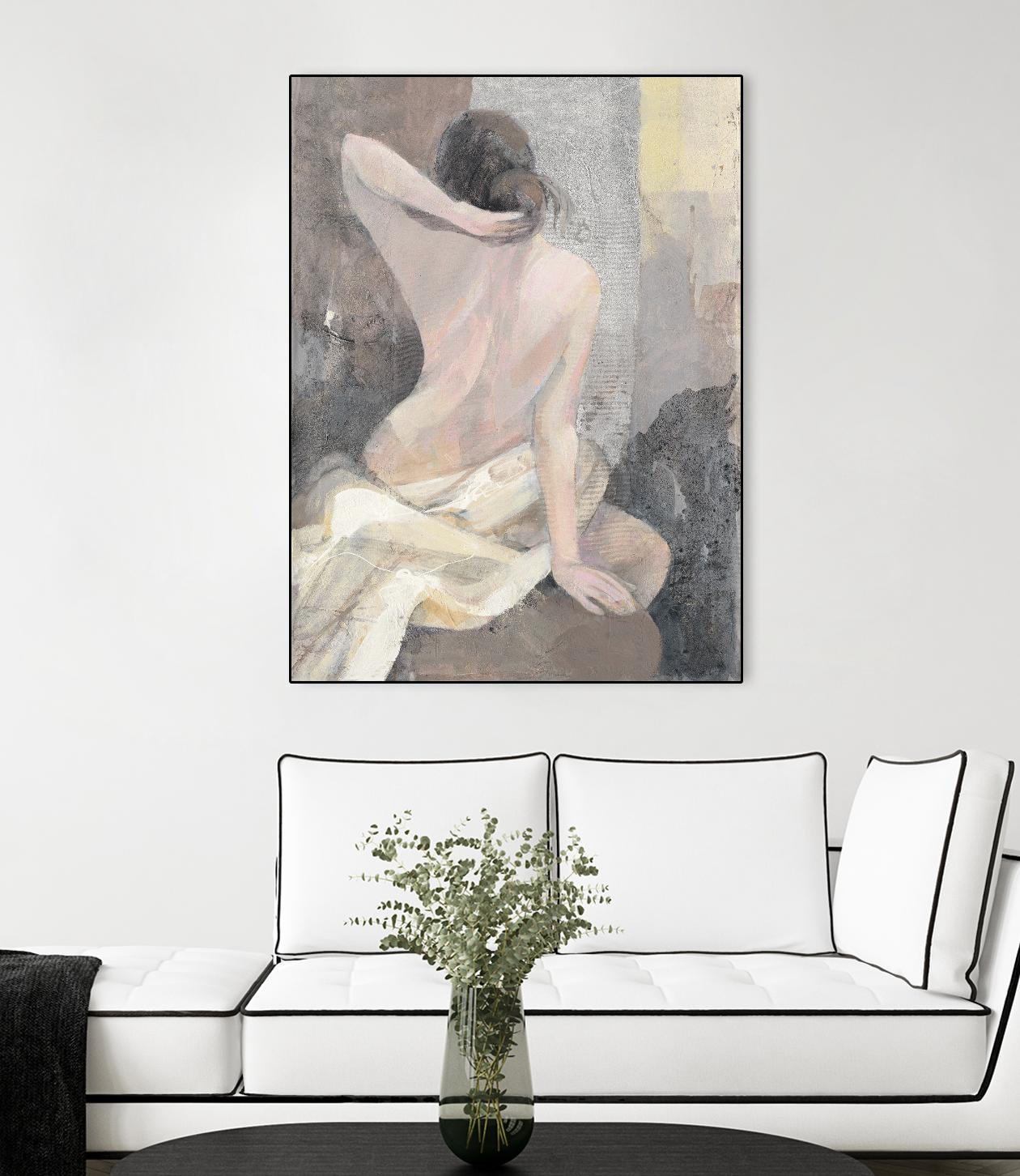 After the Bath I by Albena Hristova on GIANT ART - beige men and women