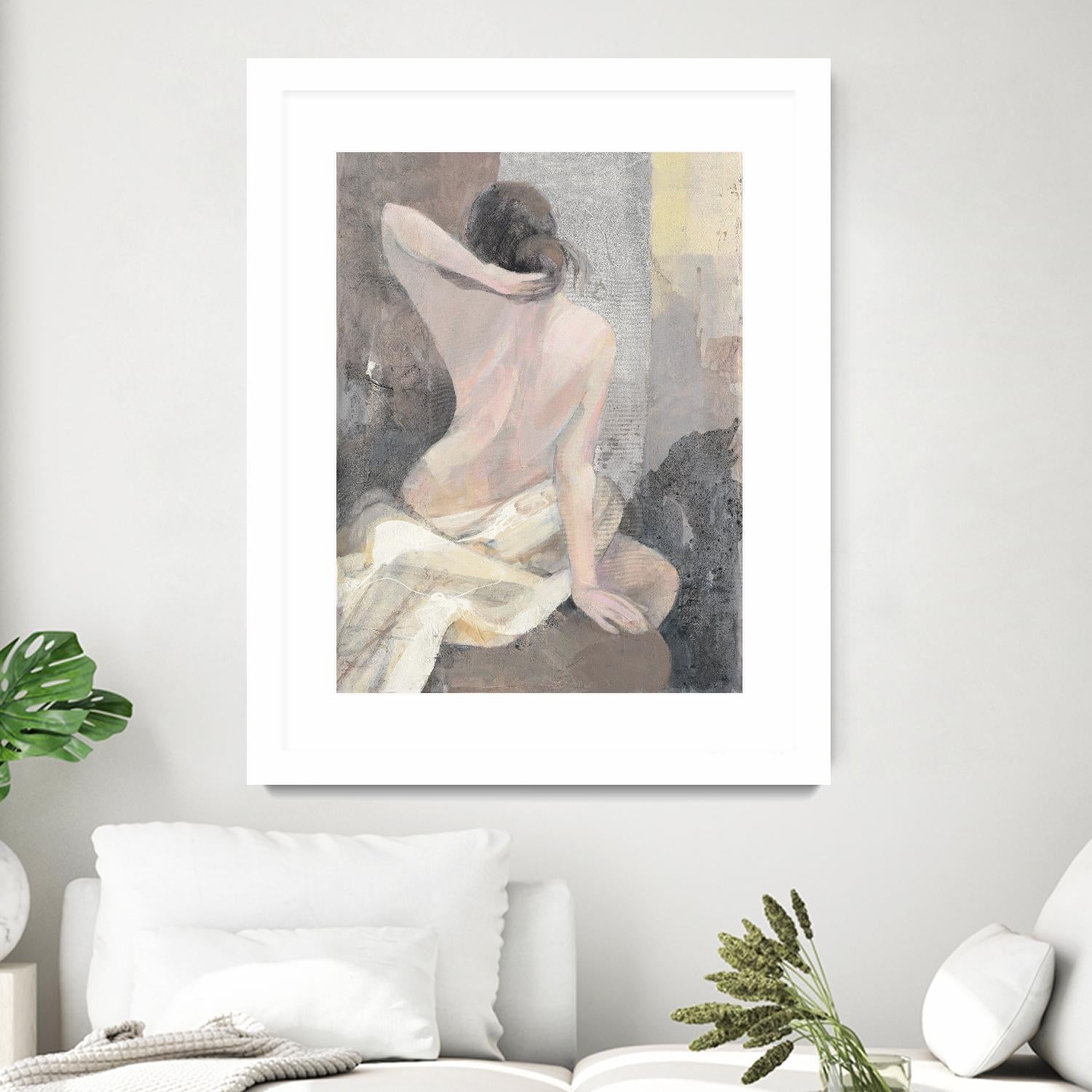 After the Bath I by Albena Hristova on GIANT ART - beige men and women